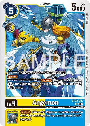 Angemon (BT23-027) - [Hackers' Slumber] - Trinity Hobby