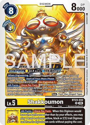 Shakkoumon (BT23-032) - [Hackers' Slumber] Foil - Trinity Hobby