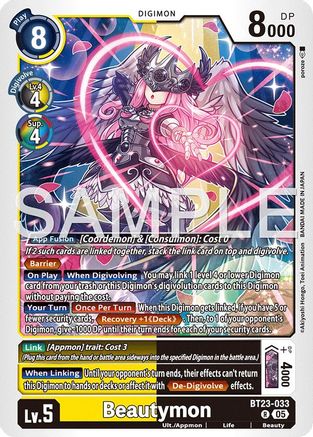 Beautymon (BT23-033) - [Hackers' Slumber] Foil - Trinity Hobby