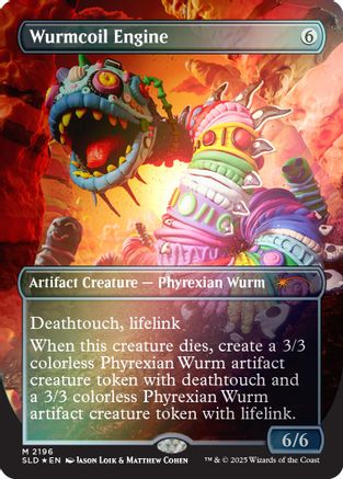 Wurmcoil Engine (2196) (Rainbow Foil)  [Foil]  (SLD-2196) - [Secret Lair Drop Series] - Trinity Hobby