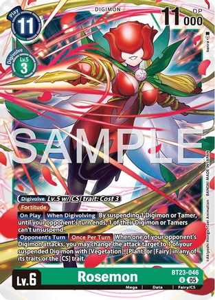 Rosemon (BT23-046) - [Hackers' Slumber] - Trinity Hobby