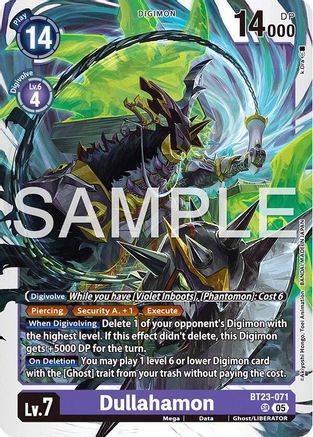 Dullahamon (BT23-071) - [Hackers' Slumber] Foil - Trinity Hobby