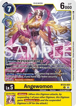 Angewomon (BT23-031) - [Hackers' Slumber]