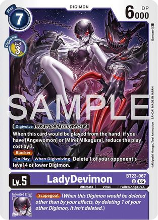 LadyDevimon (BT23-067) - [Hackers' Slumber]