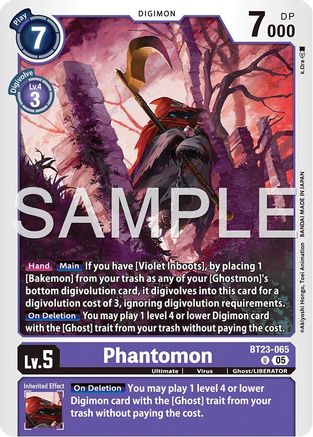 Phantomon (BT23-065) - [Hackers' Slumber]