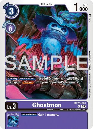Ghostmon (BT23-061) - [Hackers' Slumber] - Trinity Hobby
