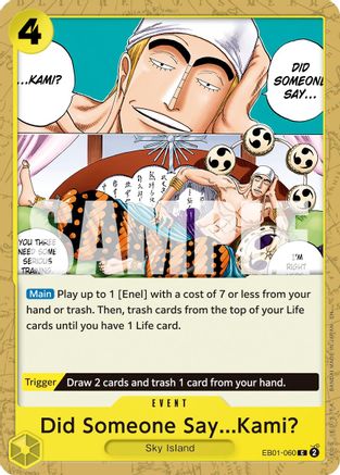 Did Someone Say...Kami? (Reprint) (EB01-060) - [Premium Booster -The Best- Vol. 2]