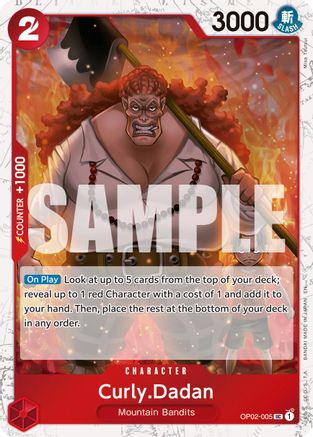 Curly.Dadan (Pirate Foil) (OP02-005) - [Premium Booster -The Best- Vol. 2] Foil - Trinity Hobby