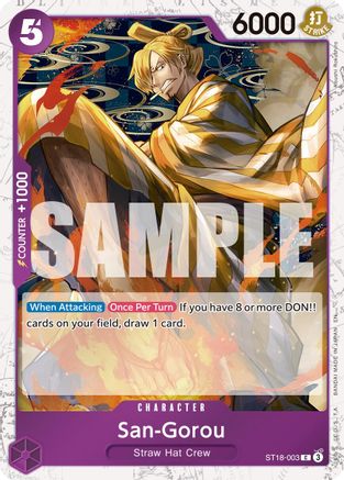 San-Gorou (Pirate Foil) (ST18-003) - [Premium Booster -The Best- Vol. 2] Foil - Trinity Hobby