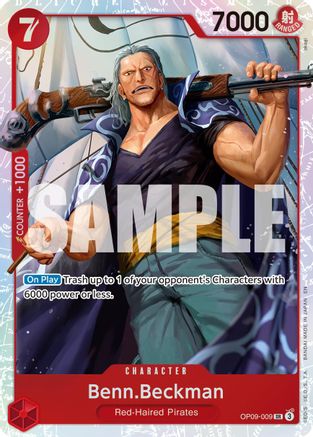 Benn.Beckman (Reprint) (OP09-009) - [Premium Booster -The Best- Vol. 2] Foil - Trinity Hobby