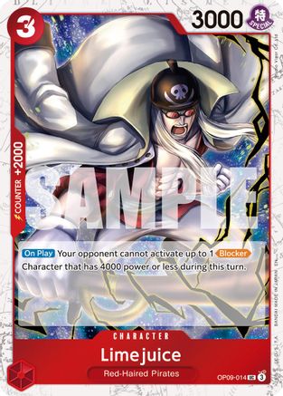 Limejuice (Pirate Foil) (OP09-014) - [Premium Booster -The Best- Vol. 2] Foil - Trinity Hobby