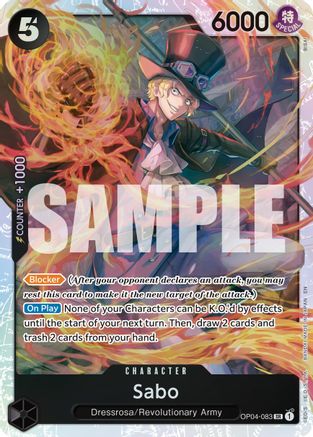 Sabo - OP04-083 (Reprint) (OP04-083) - [Premium Booster -The Best- Vol. 2] Foil - Trinity Hobby