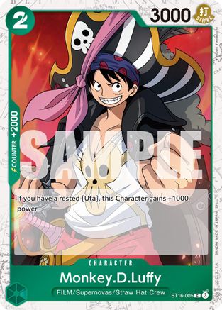 Monkey.D.Luffy - ST16-005 (Pirate Foil) (ST16-005) - [Premium Booster -The Best- Vol. 2] Foil
