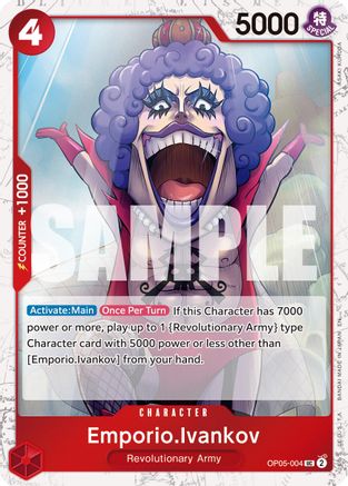 Emporio.Ivankov (Pirate Foil) (OP05-004) - [Premium Booster -The Best- Vol. 2] Foil - Trinity Hobby