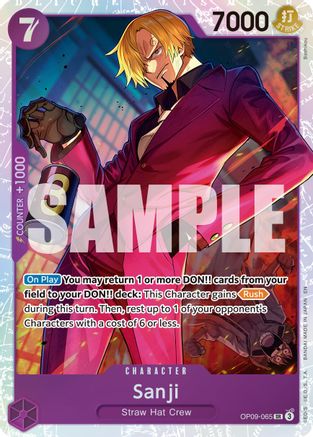 Sanji - OP09-065 (Reprint) (OP09-065) - [Premium Booster -The Best- Vol. 2] Foil - Trinity Hobby