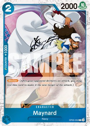 Maynard (Pirate Foil) (OP05-052) - [Premium Booster -The Best- Vol. 2] Foil - Trinity Hobby