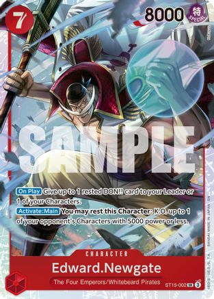 Edward.Newgate - ST15-002 (Reprint) (ST15-002) - [Premium Booster -The Best- Vol. 2] Foil - Trinity Hobby