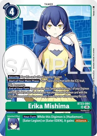 Erika Mishima (BT23-084) - [Hackers' Slumber] Foil