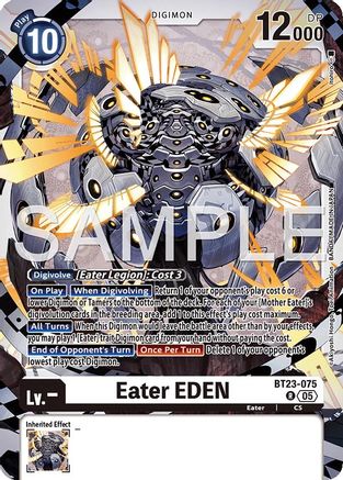Eater EDEN (BT23-075) - [Hackers' Slumber] Foil - Trinity Hobby