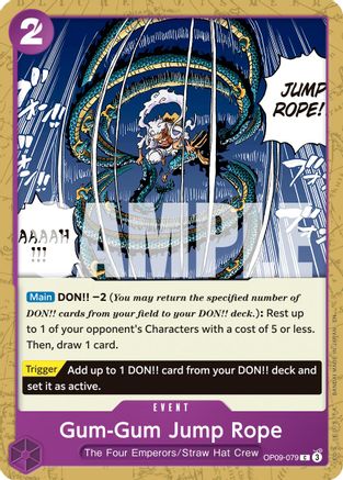 Gum-Gum Jump Rope (Reprint) (OP09-079) - [Premium Booster -The Best- Vol. 2] - Trinity Hobby