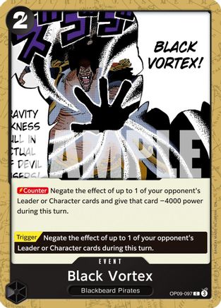 Black Vortex (Reprint) (OP09-097) - [Premium Booster -The Best- Vol. 2]