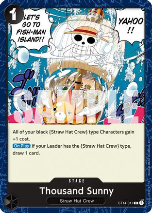Thousand Sunny (Reprint) (ST14-017) - [Premium Booster -The Best- Vol. 2] - Trinity Hobby