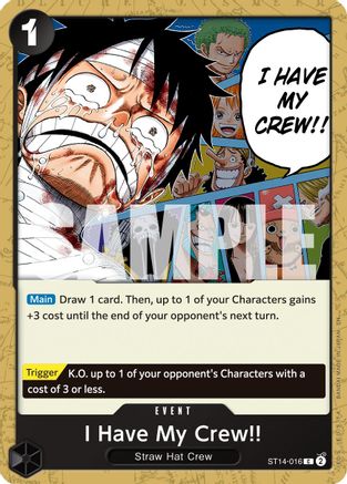 I Have My Crew!! (Reprint) (ST14-016) - [Premium Booster -The Best- Vol. 2] - Trinity Hobby