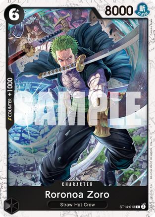Roronoa Zoro - ST13-013 (Pirate Foil) (ST14-013) - [Premium Booster -The Best- Vol. 2] Foil