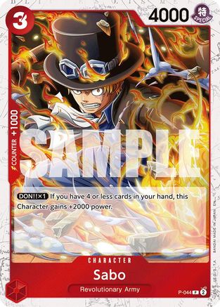 Sabo - P-044 (Pirate Foil) (P-044) - [Premium Booster -The Best- Vol. 2] Foil - Trinity Hobby
