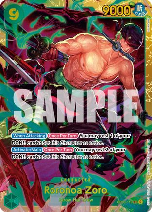 Roronoa Zoro (Reprint) (OP06-118) - [Premium Booster -The Best- Vol. 2] Foil - Trinity Hobby