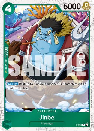 Jinbe - P-063 (Pirate Foil) (P-063) - [Premium Booster -The Best- Vol. 2] Foil - Trinity Hobby