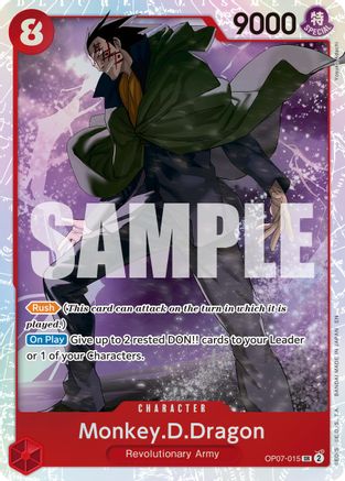 Monkey.D.Dragon (Reprint) (OP07-015) - [Premium Booster -The Best- Vol. 2] Foil - Trinity Hobby