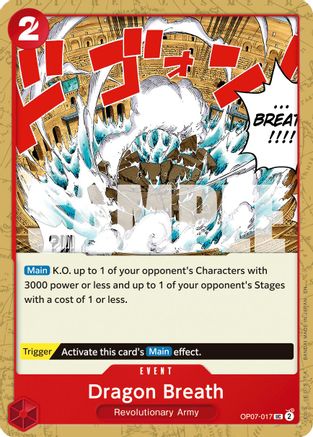 Dragon Breath (Reprint) (OP07-017) - [Premium Booster -The Best- Vol. 2] - Trinity Hobby