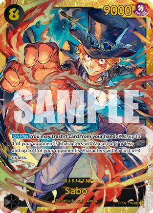 Sabo - OP07-118 (Reprint) (OP07-118) - [Premium Booster -The Best- Vol. 2] Foil