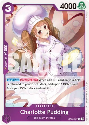 Charlotte Pudding - OP08-067 (Reprint) (OP08-067) - [Premium Booster -The Best- Vol. 2] Foil - Trinity Hobby