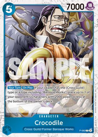 Crocodile - P-082 (Pirate Foil) (P-082) - [Premium Booster -The Best- Vol. 2] Foil - Trinity Hobby