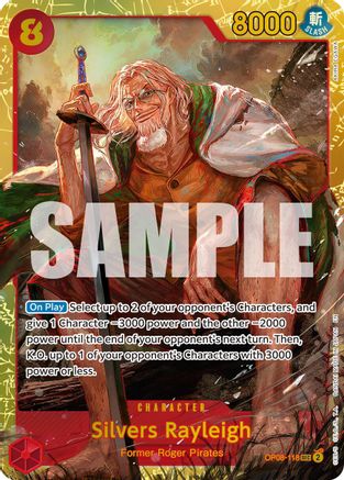 Silvers Rayleigh - OP08-118 (Reprint) (OP08-118) - [Premium Booster -The Best- Vol. 2] Foil - Trinity Hobby