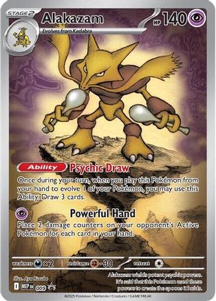 Alakazam - 009  - (009) Holofoil [ME Mega Evolution Promo] - Trinity Hobby