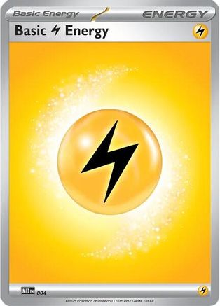 Basic Lightning Energy - 004  - (004)  [MEE Mega Evolution Energies] - Trinity Hobby