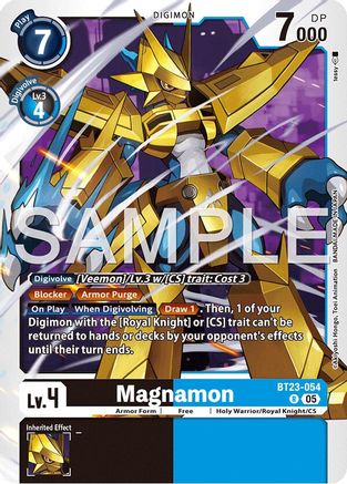 Magnamon (BT23-054) - [Hackers' Slumber] Foil