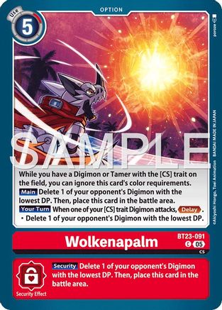 Wolkenapalm (BT23-091) - [Hackers' Slumber] - Trinity Hobby