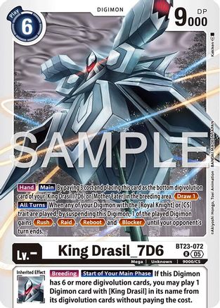 King Drasil_7D6 (BT23-072) - [Hackers' Slumber] Foil - Trinity Hobby