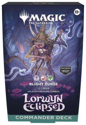 Lorwyn Eclipsed Commander Deck - Blight Curse - Trinity Hobby