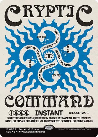 Cryptic Command (Rainbow Foil)  [Foil]  (SLD-905) - [Secret Lair Drop Series] - Trinity Hobby