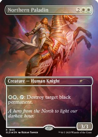 Northern Paladin (Rainbow Foil)  [Foil]  (SLD-1855) - [Secret Lair Drop Series] - Trinity Hobby