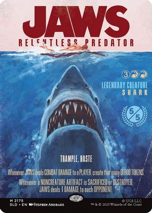 Jaws, Relentless Predator  (SLD-2175) - [Secret Lair Drop Series] - Trinity Hobby