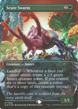 Scute Swarm (Rainbow Foil)  [Foil]  (SLD-7048) - [Secret Lair Drop Series] - Trinity Hobby