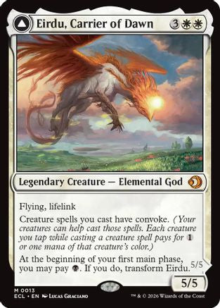 Eirdu, Carrier of Dawn  [Foil]  (ECL-013) - [Lorwyn Eclipsed] - Trinity Hobby