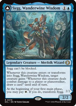 Sygg, Wanderwine Wisdom  [Foil]  (ECL-076) - [Lorwyn Eclipsed] - Trinity Hobby