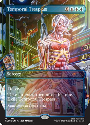 Temporal Trespass (Rainbow Foil)  [Foil]  (SLD-2190) - [Secret Lair Drop Series] - Trinity Hobby